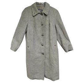Cappotto Burberry in Harris Tweed taglia 42