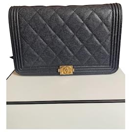 Chanel Wallet on Chain in pelle blu navy