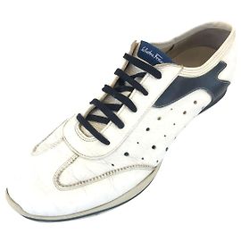 Sneakers Salvatore Ferragamo in pelle bianca