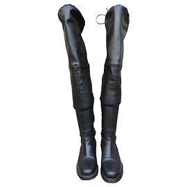 Botas altas Ann Tuil Koweit piel negra 36