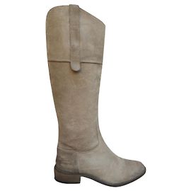 Botas de montar Sartore de nubuck beige Talla 37