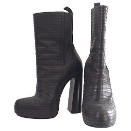 Botines Alexander Wang TASHA BANDAGE de piel negra 39