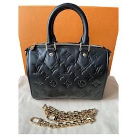 Louis Vuitton Speedy 22 collettore nero nove