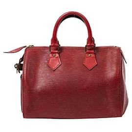 Louis Vuitton Speedy 25 in pelle Epi rossa