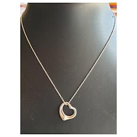 Open Heart argento e zaffiro rosa - Tiffany & Co