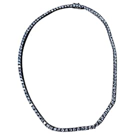 Collana Burma River in argento con diamanti burmaliti