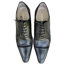 Scarpe Oxford Brogue Dolce & Gabbana in Pelle Nera