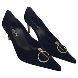 Décolleté Sergio Rossi in camoscio nero