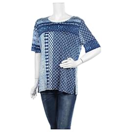 Top Elena Miró Azul de Viscosa M