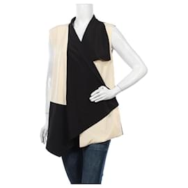 Escada Jacket Black and Beige Polyester Size M