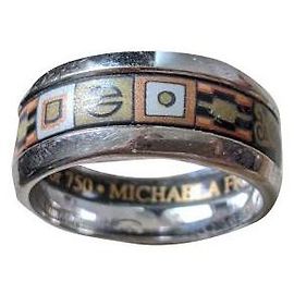 Frey Wille Gustav Klimt 18k Anello in oro bianco