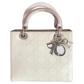 Borsa Lady Dior Dior in pelle crema