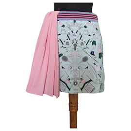 Minigonna turchese Mary Katrantzou Adidas Capsule