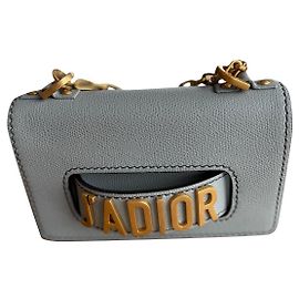 Borsa Christian Dior Jadior in pelle celeste