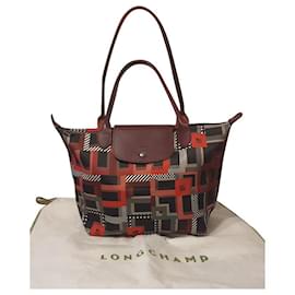 Borsa a mano Longchamp Pliage Neo Rossa