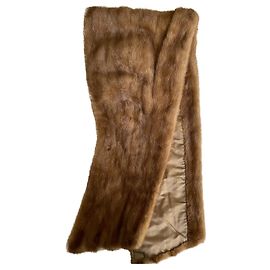 Autre Marque Estola de visón beige 1,80m
