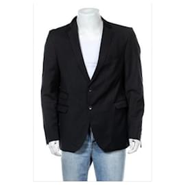 Autre Marque Strellson Jesse James Neu mit Etikett Schwarzer Wollblazer