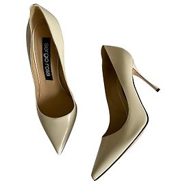 Décolleté Sergio Rossi Godiva Crema Vernice 39.5