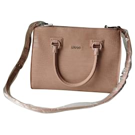 Borsa Liu.Jo rosa ecopelle effetto coccodrillo