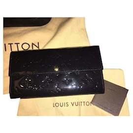 Bolso Alma y cartera Louis Vuitton piel azul oscuro