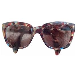 Gafas de sol Prada SPR07P Marrón Multicolor Acetato