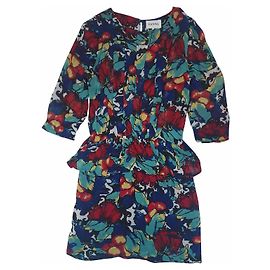 Vestido Ganni Mesdames Georgette de viscosa