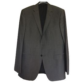Ermenegildo Zegna City Anzugjacke aus grauer Wolle