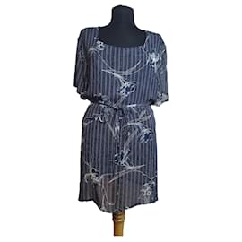 Zapa Tunika Oberteil Blau Viscose