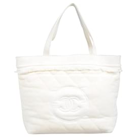 Chanel Borsa da spiaggia in spugna con la coperta