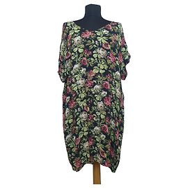 Vestido floral Ganni de viscosa