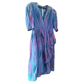 Torrente Silk Dress Light Blue