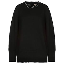 Burberry Strickware aus schwarzem Kaschmir Größe L