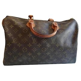 Louis Vuitton Speedy Borsa in tessuto marrone