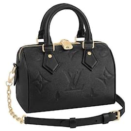 Louis Vuitton Speedy Bandouliere 20 in pelle nera