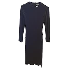 Chanel Cocktailkleid blau aus Polyamid