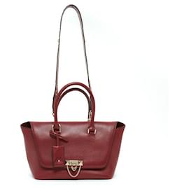 Valentino CINTURINO ROCKSTUD IN PELLE ROSSO