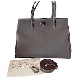 Just Campagne COMFORT 1 plus Borsa a mano in pelle taupe