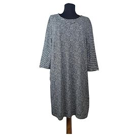 Abito Marimekko Meitin Nero Bianco Cotone