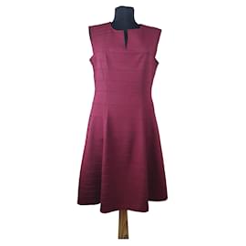 Vestido Tommy Hilfiger Rojo Oscuro