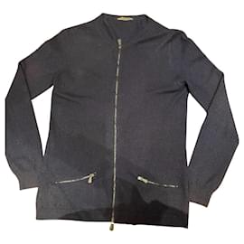 Bottega Veneta Strickjacke aus Kaschmir Navy Blau