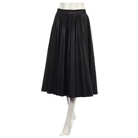 Falda plisada M Missoni de piel sintética negra