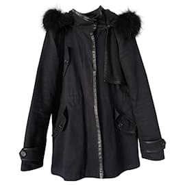 Parka Maje Azul Marino Algodón