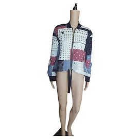 Chaqueta Tommy Hilfiger de algodón multicolor XS