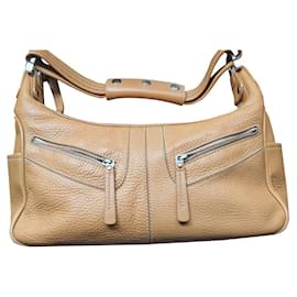 Tod's Handtasche aus Leder Cognac