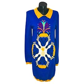 Autre Marque Vestido estampado de seda y cachemira Karl Marc John