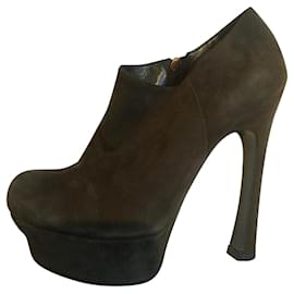 Bottines plateforme à talons hauts YSL - Yves Saint Laurent