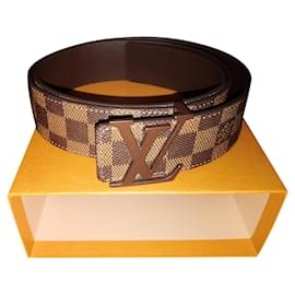 Cintura Louis Vuitton Spirit Nano Mng Marrone Pelle