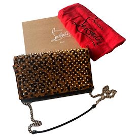 Borsa a tracolla Christian Louboutin in pelle stampa leopardata