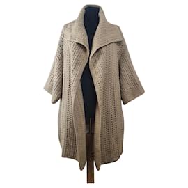 By Malene Birger Oversize Cardigan Beige Wolle