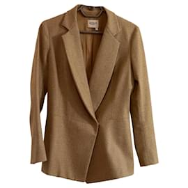 Veste Yves Saint Laurent en laine beige